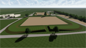 3D Drawing of Arena