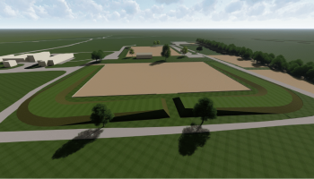 3D Drawing of Arena
