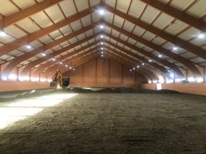 Stripping surface of the Cushion Track from Indoor Arena